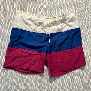 Vintage Breezy Ways Colorblock Swim Shorts brand new With Tags 2XL